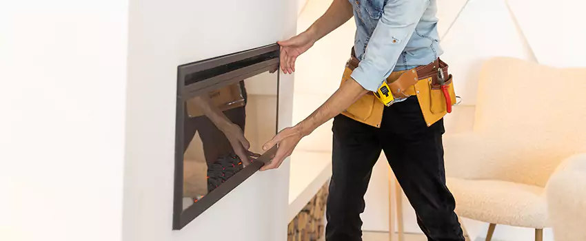 Metal Fireplace Installation in Longview, Washington